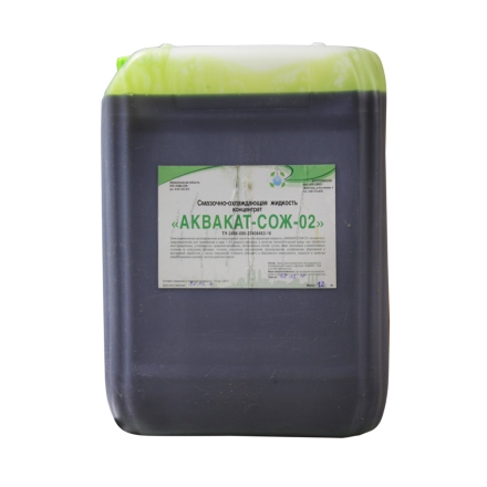 Жидкость смазочно-охлаждающая АКВАКАТ-СОЖ-02 (12 кг)